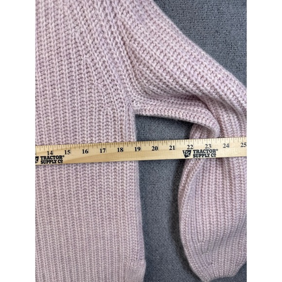 NWT Pure Collection Alpaca Blend Relaxed Tunic Sweater Soft Oyster Womens Size 6 - Picture 7 of 11